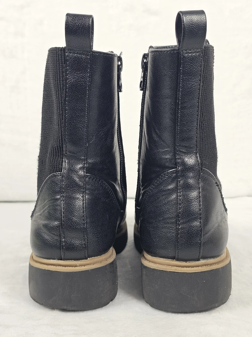 Art Class Kids Girls Laurel Side Zip Wedge Chelsea Boots Black Size 3